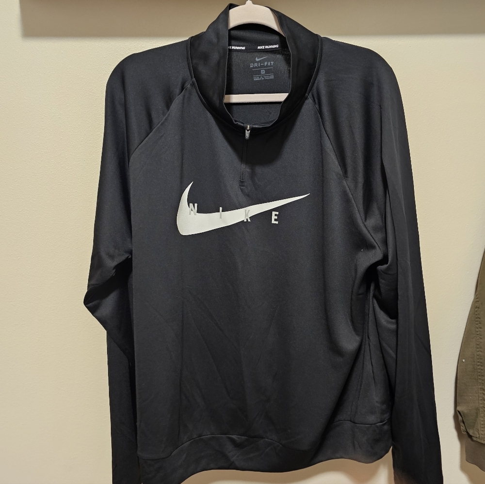 Nike Dri-FIT Black Running Top